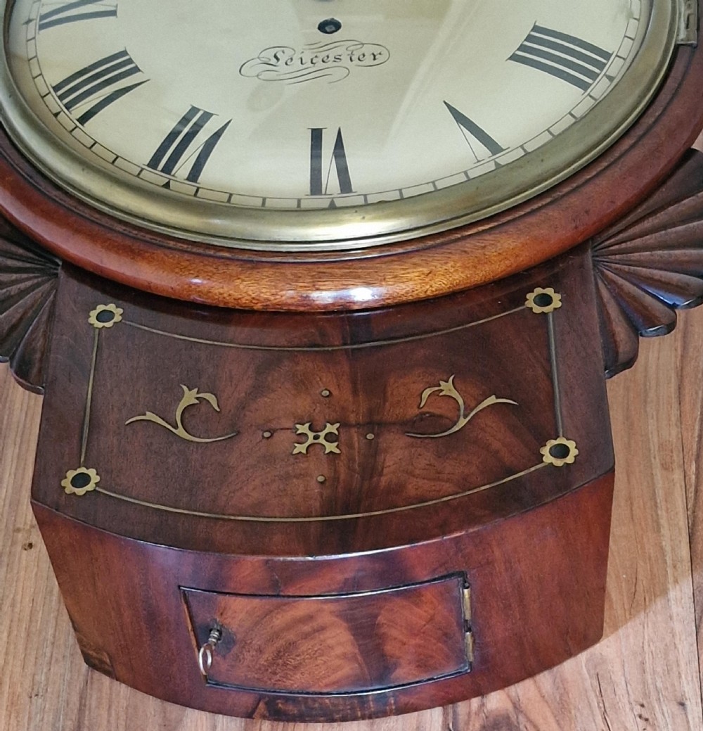Sanders, Leicester Convex Fusee Wall Clock View IV