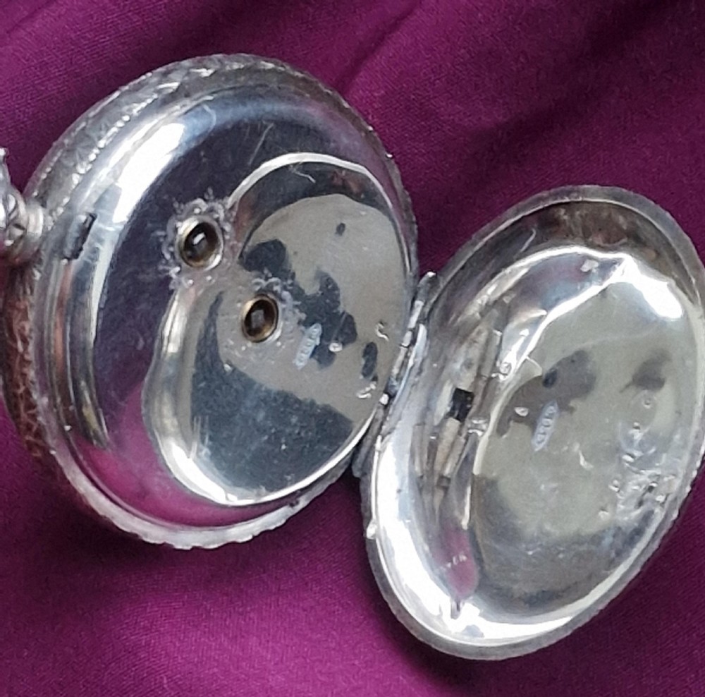 A Silver Decorative Pocket Watch View V