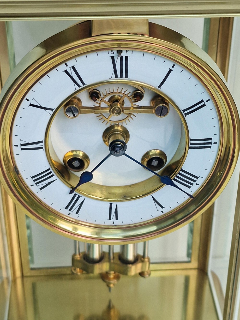 A Four Glass Mantel Clock View III