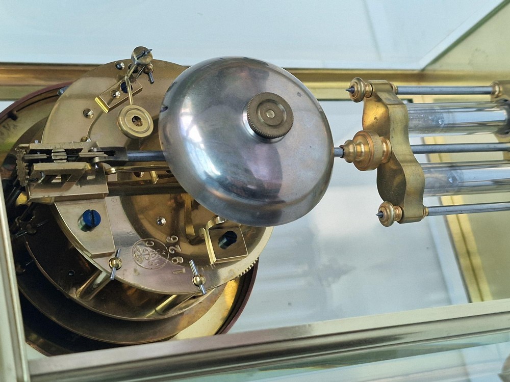 A Four Glass Mantel Clock View V