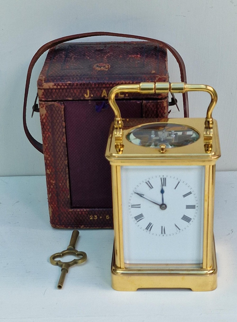 A Striking & Repating Carriage Clock & Box