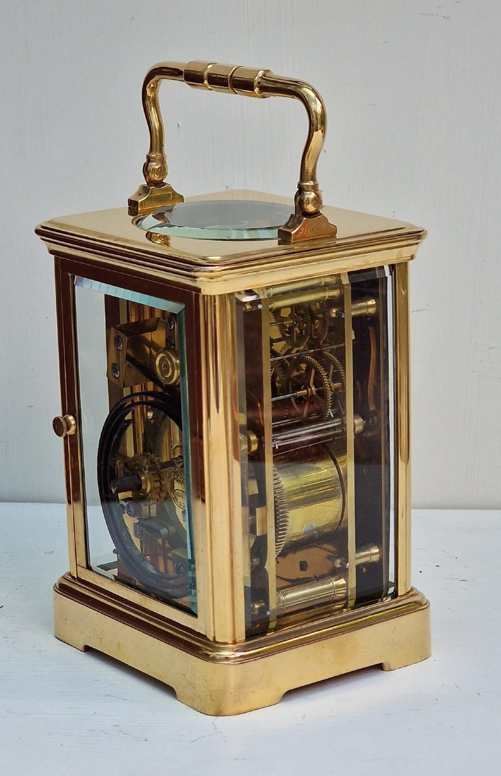 A Striking & Repating Carriage Clock & Box View V