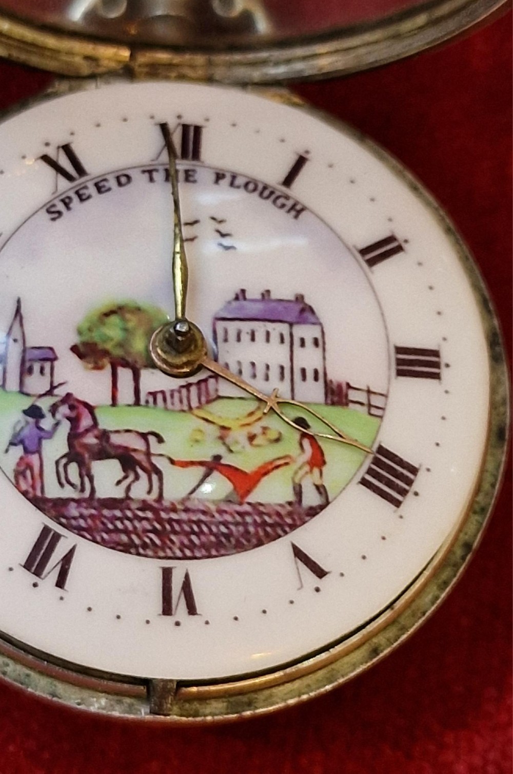A Georgian Speed The Plough Verge Pocket Watch View III