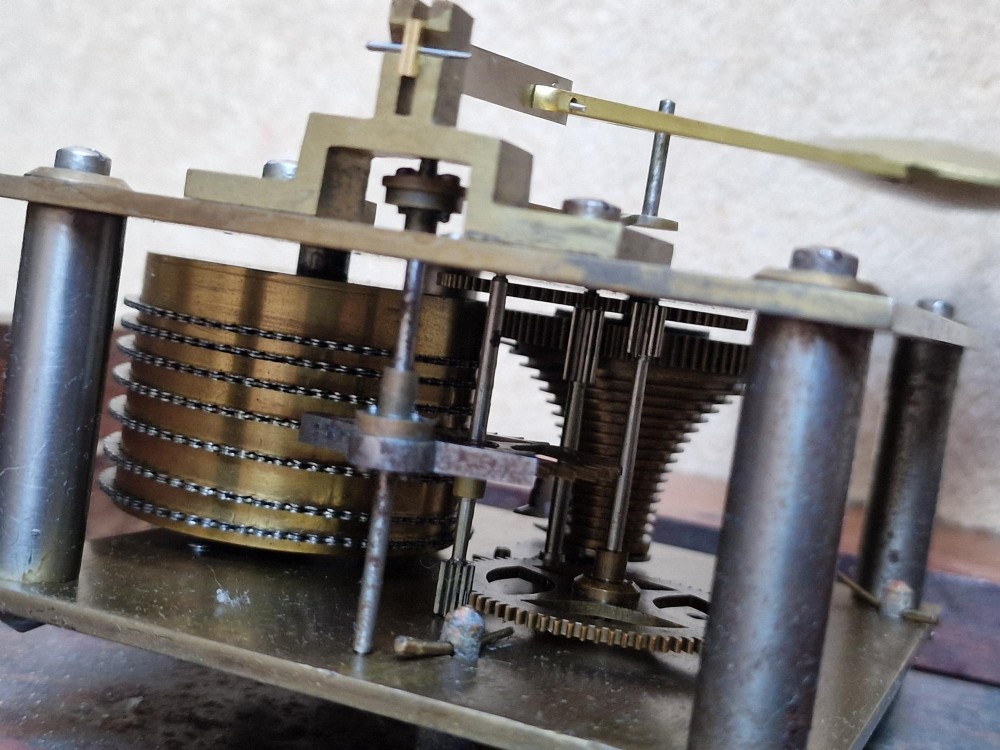 A 1939 WW2 R.A.F Fusee Dial Wall Clock View IV