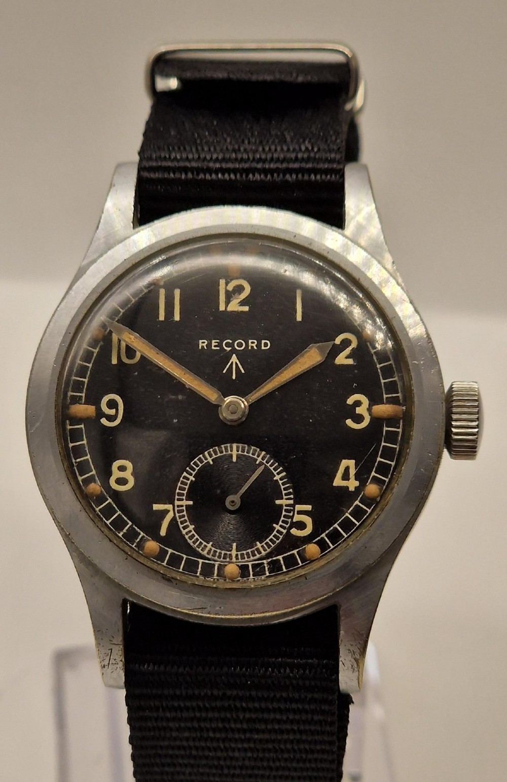 A Record WW2 Military 'Dirty Dozen' Wristwatch