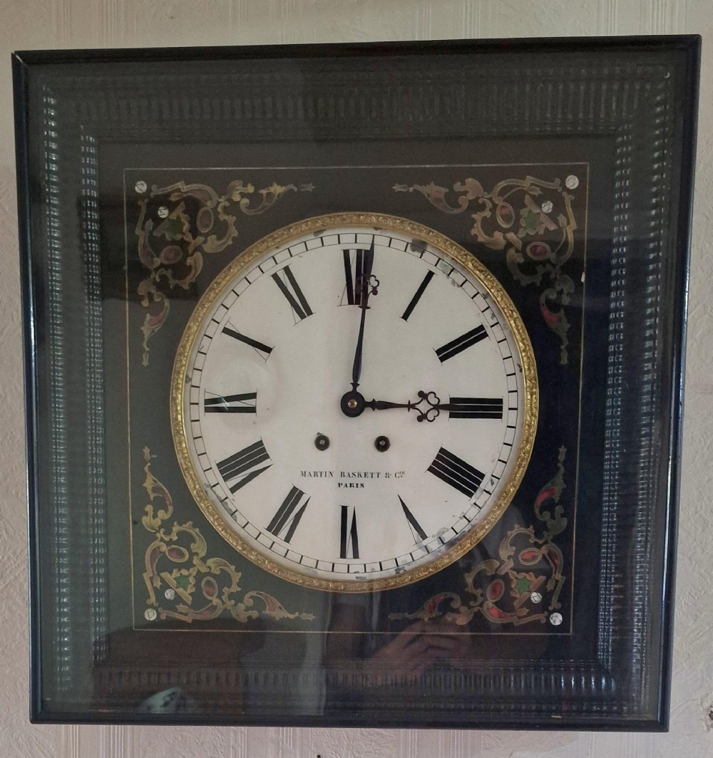 A French Picture Frame Wall Clock