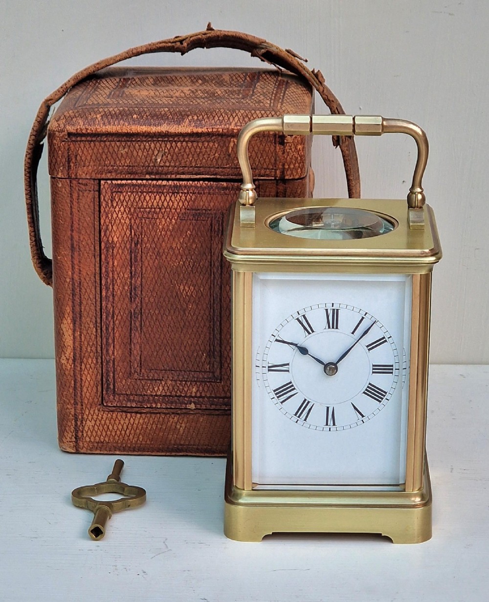 Henri Jacot Carriage Clcok & Box