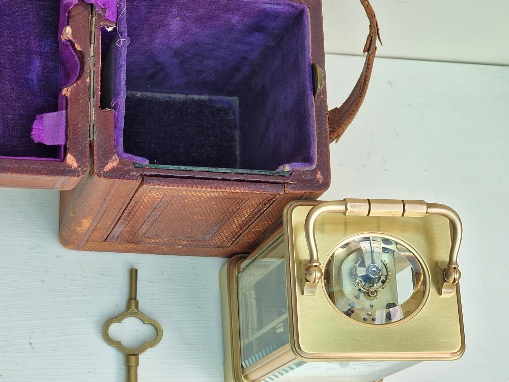 Henri Jacot Carriage Clcok & Box View IV
