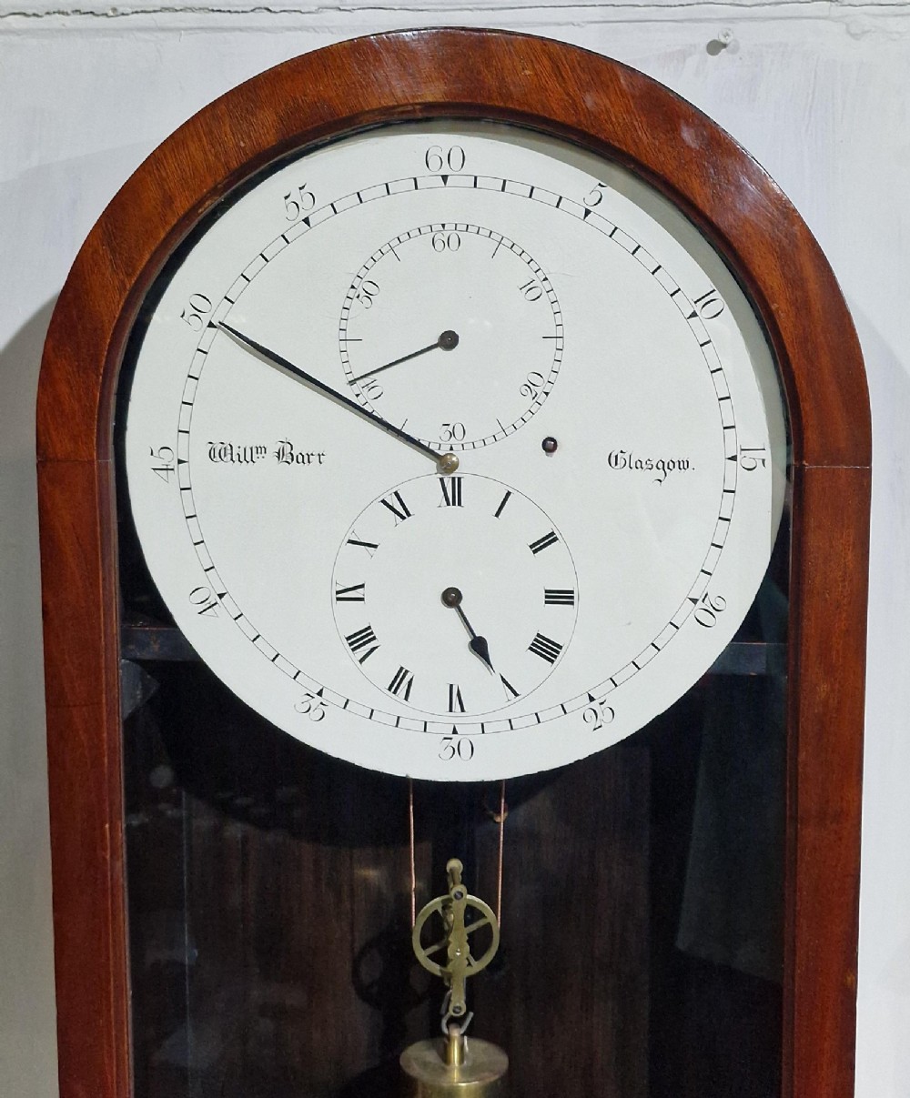A Scottish Precision Regulator Longcase Clock by Barr of Glasgow. View IX