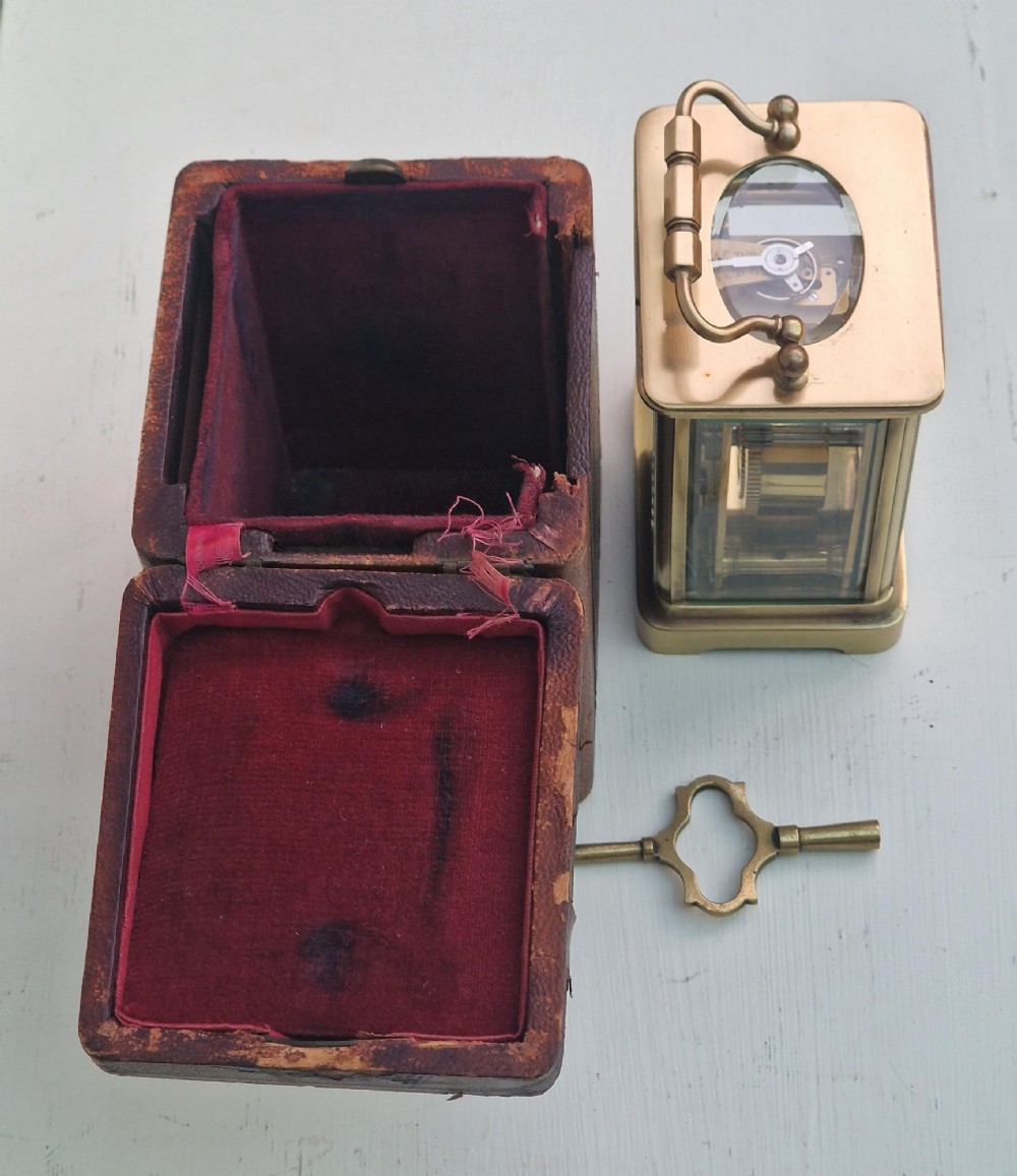 A French Carriage Clock & Box View VI
