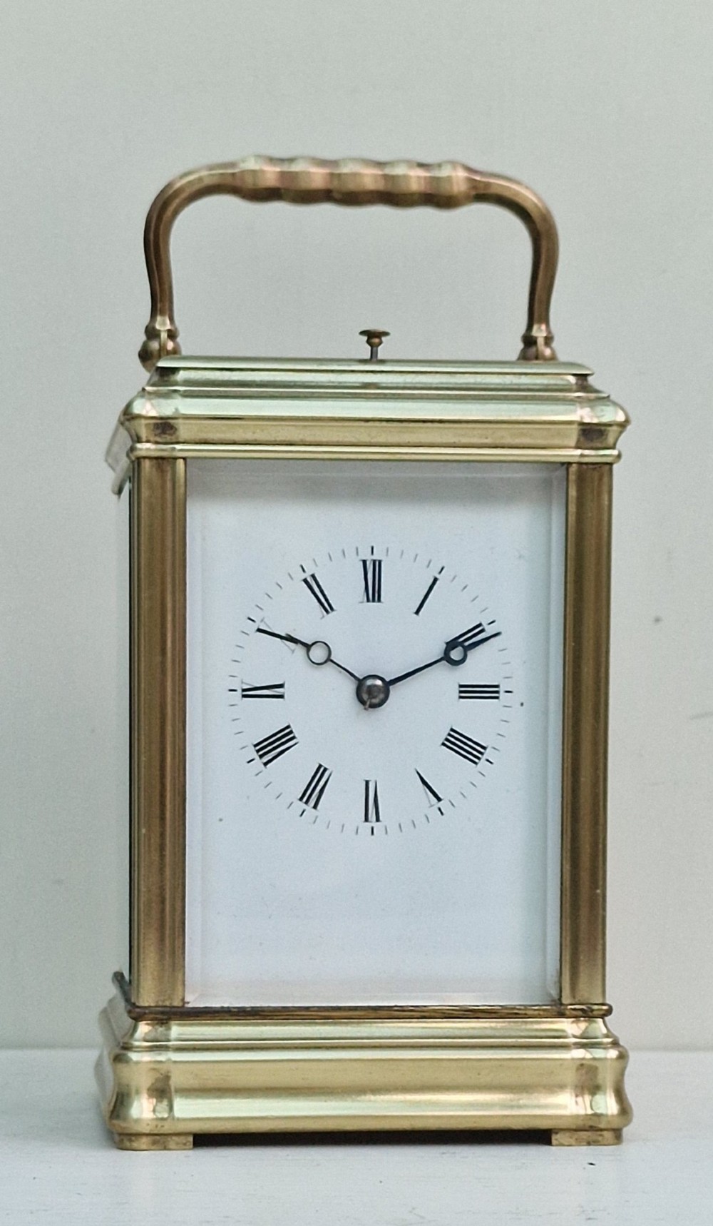 A French Gorge Case Striking & Repeating Carriage Clock