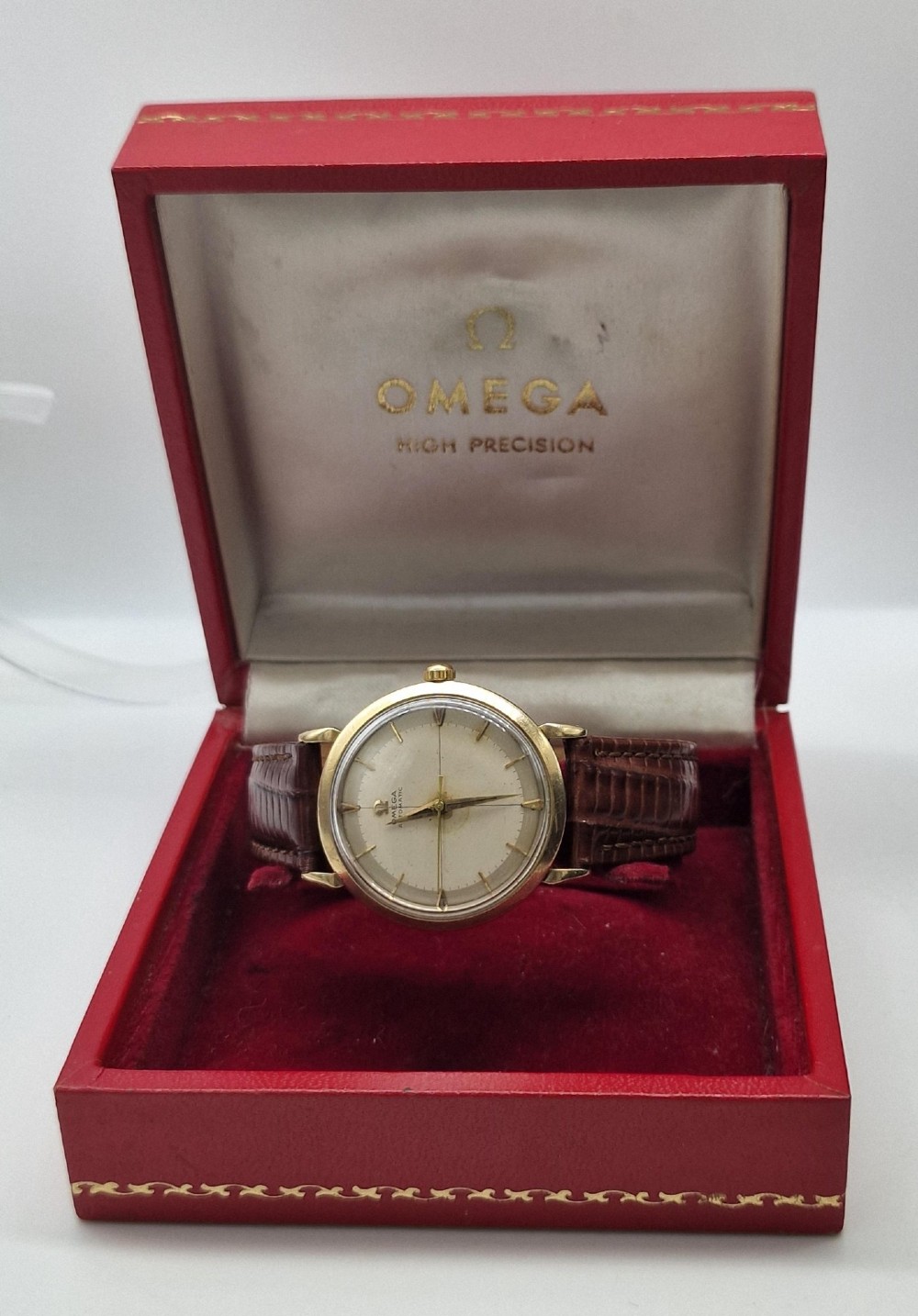 1958 Omega Automatic 9K Gold & Box