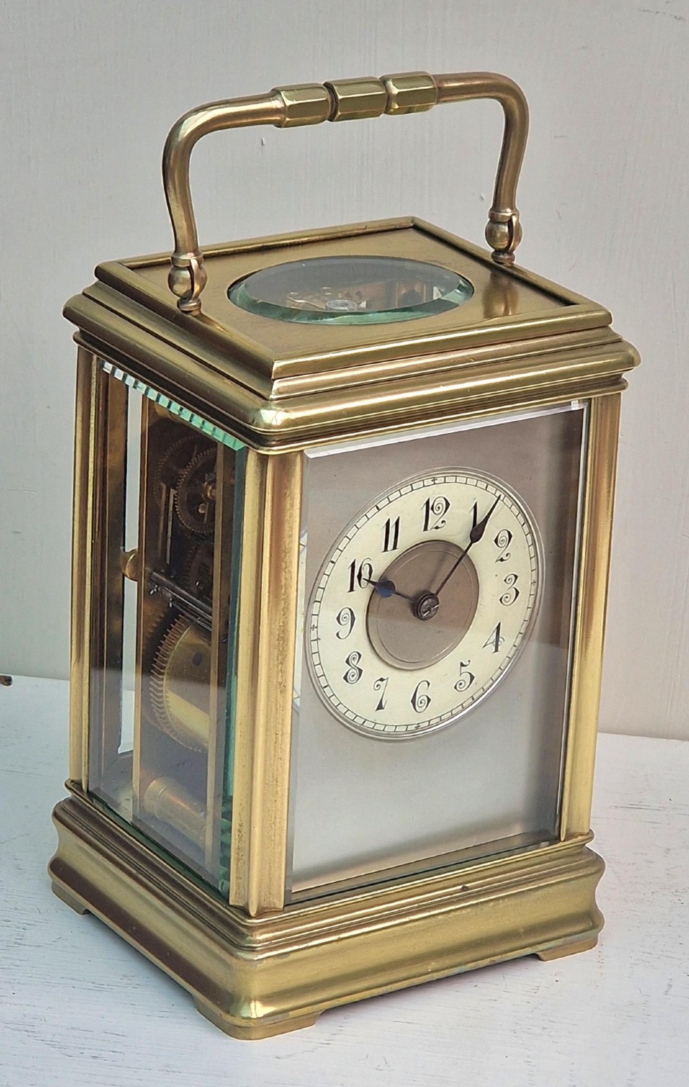 A Striking Carriage Clock & Box View V