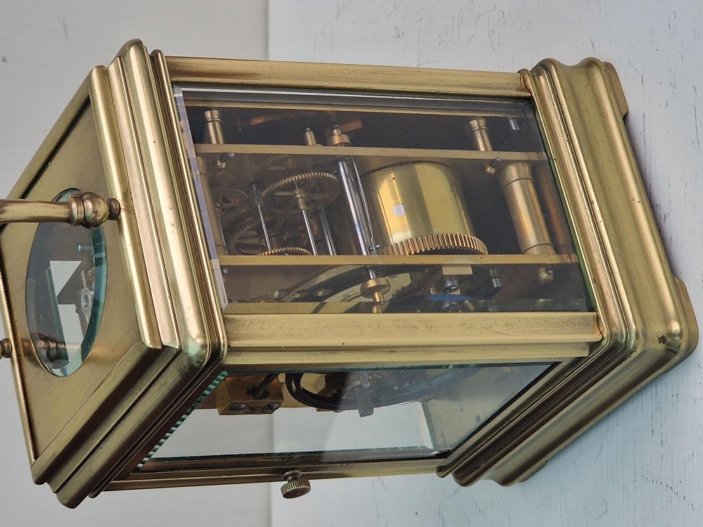 A Striking Carriage Clock & Box View VI