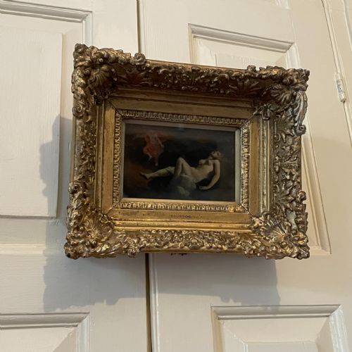SEBASTIEN BOURDON A DREAM 17TH CENTURY OIL PAINTING FRENCH PAINTER - ADDITIONAL PHOTO 1