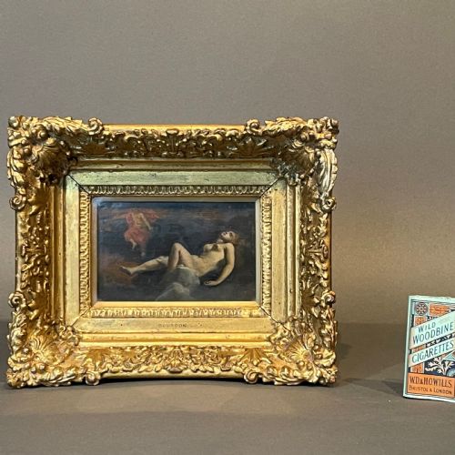 SEBASTIEN BOURDON A DREAM 17TH CENTURY OIL PAINTING FRENCH PAINTER - ADDITIONAL PHOTO 3