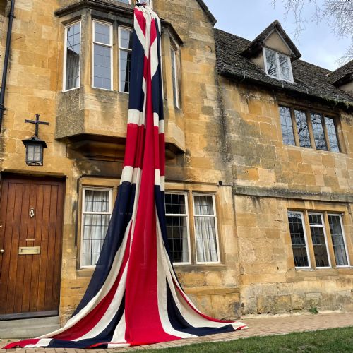 20th century union jack of massive proportions by john edgington co ltd - CATEGORY: ANTIQUE MISCELLANEOUS - DATED 1930