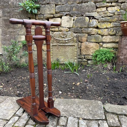 A REGENCY COUNTRY HOUSE MAHOGANY BOOT JACK - ADDITIONAL PHOTO 1