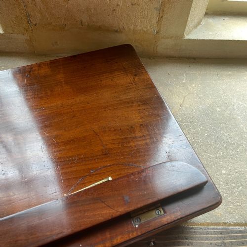 REGENCY ADJUSTABLE MAHOGANY BOOK STAND BY GILLOWS - ADDITIONAL PHOTO 3