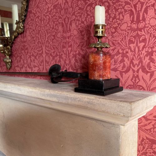 BLUE JOHN FLUORITE ORMOLU CANDLESTICK ENGLISH CIRCA 1820 - ADDITIONAL PHOTO 1