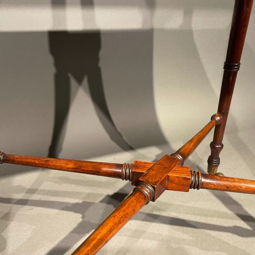 REGENCY MAHOGANY TWO TIER SIDE TABLE - ADDITIONAL PHOTO 5