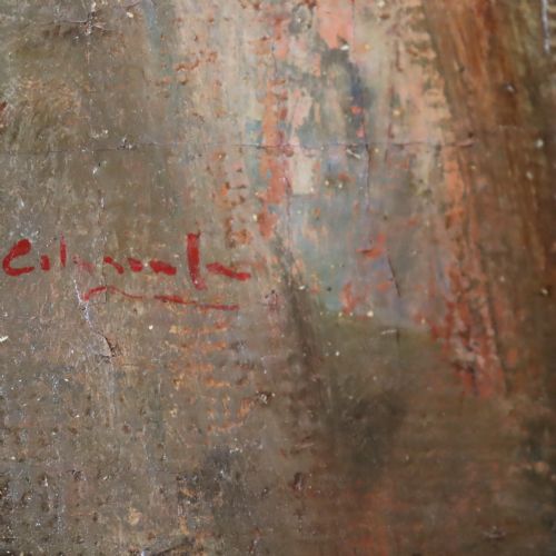 NUDE OIL PAINTING ITALIAN EARLY 20TH CENTURY SIGNED 'CILASSOLA' - ADDITIONAL PHOTO 6