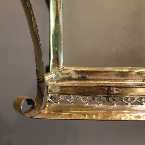 ARTS CRAFTS BRASS LANTERN - ADDITIONAL PHOTO 6