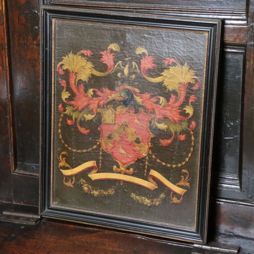 early 19th century blazonrycoat of arms painting - CATEGORY: ANTIQUE ART - DATED 19TH CENTURY