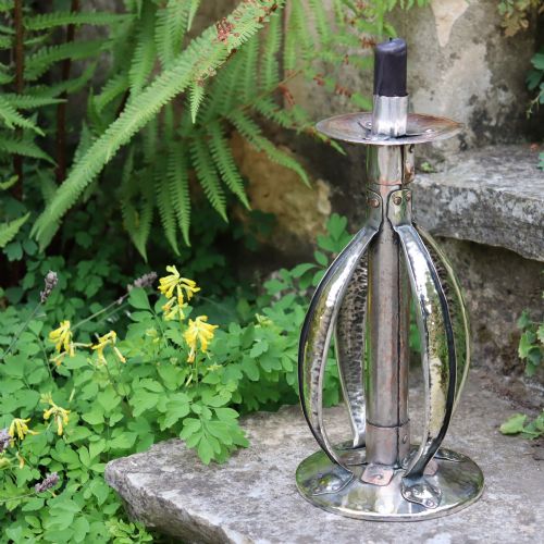 AN ARTS AND CRAFTS CANDLESTICK BY A J SEWARD BIRMINGHAM - ADDITIONAL PHOTO 5