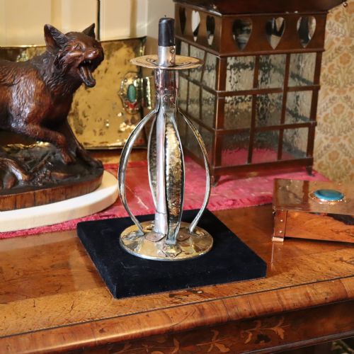 AN ARTS AND CRAFTS CANDLESTICK BY A J SEWARD BIRMINGHAM - ADDITIONAL PHOTO 7