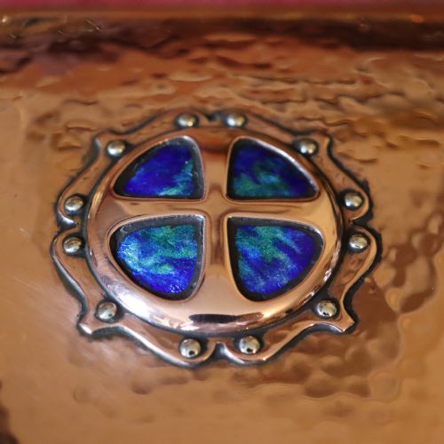CAMBRAY WARE ARTS CRAFTS COPPER CASKET - ADDITIONAL PHOTO 2
