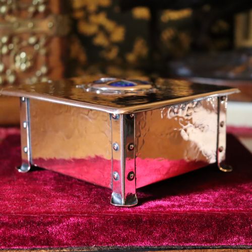 CAMBRAY WARE ARTS CRAFTS COPPER CASKET - ADDITIONAL PHOTO 3