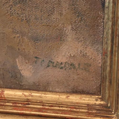 UNDRESSING NUDE OIL PAINTING THOMAS CANTRELL DUGDALE 18801952 RA - ADDITIONAL PHOTO 3