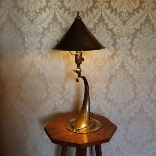 fig 1. Arts & Crafts table lamp or wall light by Jesson, Birkett & Co. Circa 1905