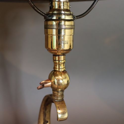 fig 2. Arts & Crafts table lamp or wall light by Jesson, Birkett & Co. Circa 1905