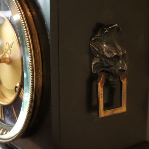 VICTORIAN SLATE MANTEL CLOCK - ADDITIONAL PHOTO 3
