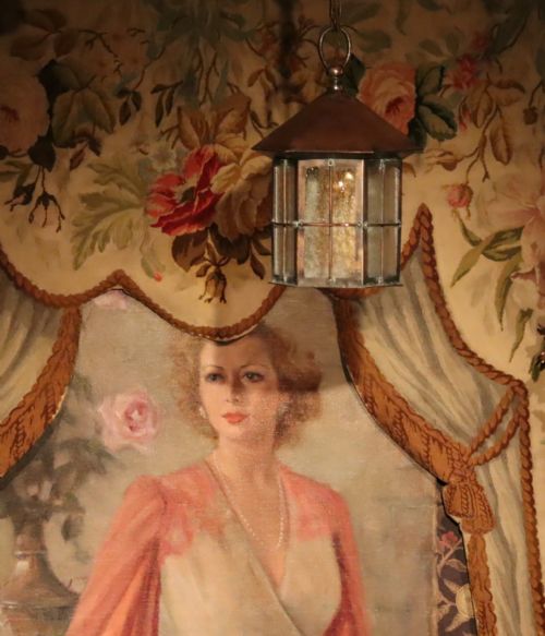 ARTS AND CRAFTS COPPER LANTERN CIRCA 1910 - ADDITIONAL PHOTO 3
