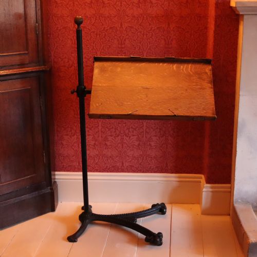 victorian reading stand by wtonks sons birmingham - CATEGORY: ANTIQUE MISCELLANEOUS - DATED VICTORIAN