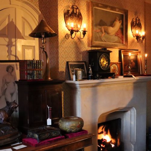 A PAIR OF BRONZE HANGING BAT WALL SCONCES BY WILLIAM TONKS SONS FOR LIBERTY'S - ADDITIONAL PHOTO 11