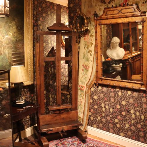 19TH CENTURY ARTISTS GALLERY EASEL BY ROBERSON CO LTD LONDON - ADDITIONAL PHOTO 1