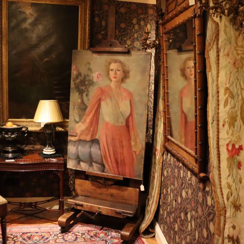 19TH CENTURY ARTISTS GALLERY EASEL BY ROBERSON CO LTD LONDON - ADDITIONAL PHOTO 2