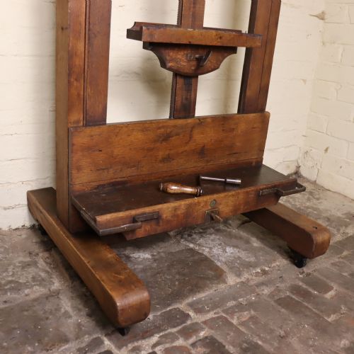 19TH CENTURY ARTISTS GALLERY EASEL BY ROBERSON CO LTD LONDON - ADDITIONAL PHOTO 4