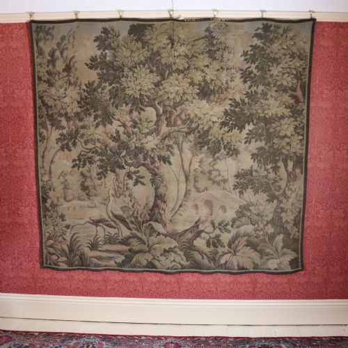 large tapestrywall hanging of a naturalistic landscape - CATEGORY: ANTIQUE MISCELLANEOUS - DATED 1900