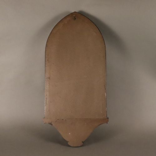 GOTHIC REVIVAL ROSEWOOD EBONY FAUX RED TORTOISESHELL WALL NICHE - ADDITIONAL PHOTO 5