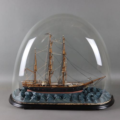 19th century model of the sailing ship foxhound - CATEGORY: ANTIQUE MISCELLANEOUS - DATED 1860