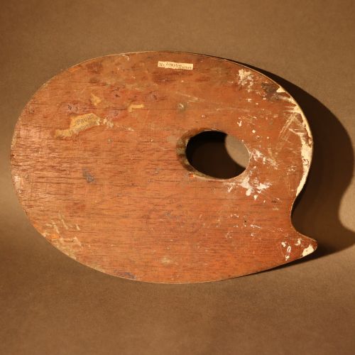 19TH CENTURY ARTISTS PALLET APPARENTLY OWNED BY J M W TURNER - ADDITIONAL PHOTO 1