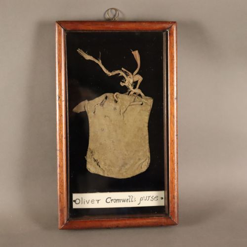 17th century purse purportedly owned by oliver cromwell - CATEGORY: ANTIQUE MISCELLANEOUS - DATED 17TH CENTURY