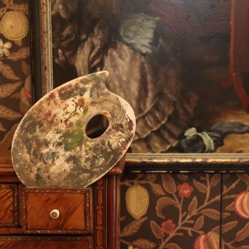 19TH CENTURY ARTISTS PALLET APPARENTLY OWNED BY J M W TURNER - ADDITIONAL PHOTO 4