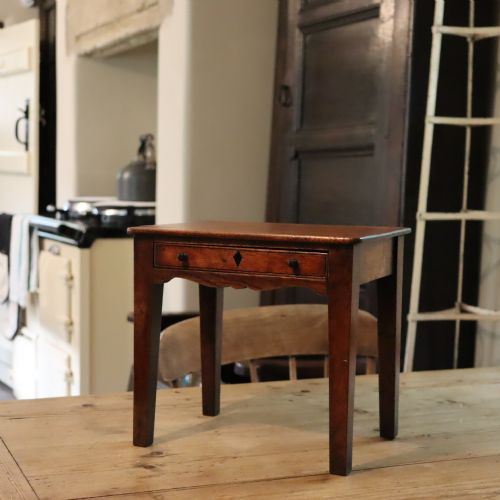 APPRENTICE PIECE MINIATURE 19TH CENTURY MAHOGANY SIDE TABLE - ADDITIONAL PHOTO 1