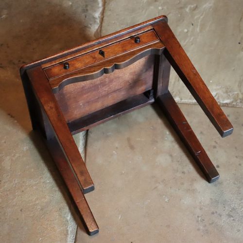APPRENTICE PIECE MINIATURE 19TH CENTURY MAHOGANY SIDE TABLE - ADDITIONAL PHOTO 3